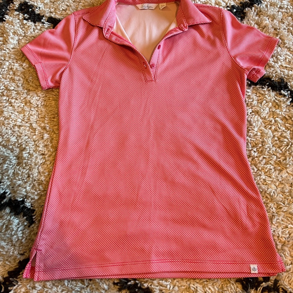 Lady Hagen Women's Red Short Sleeve Polo
